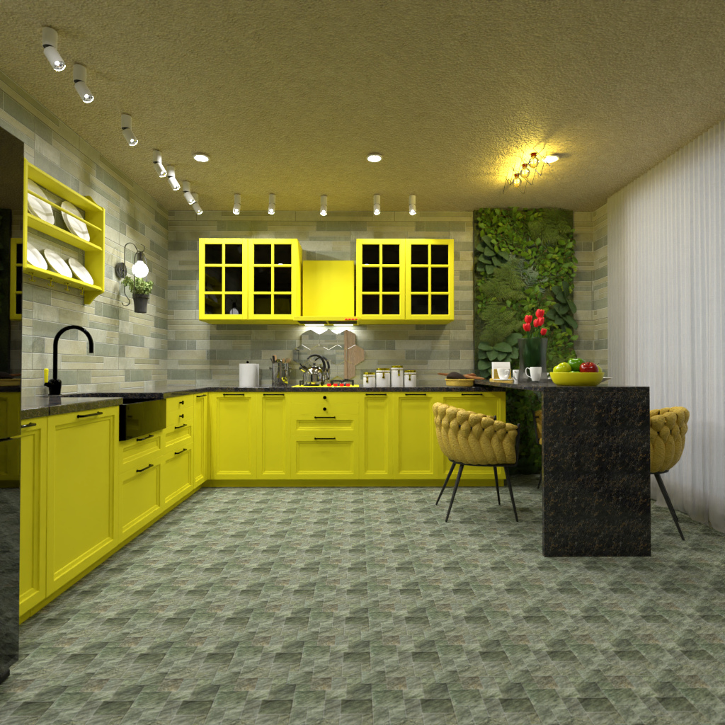 Sunny Kitchen #12508739 by Editors Choice