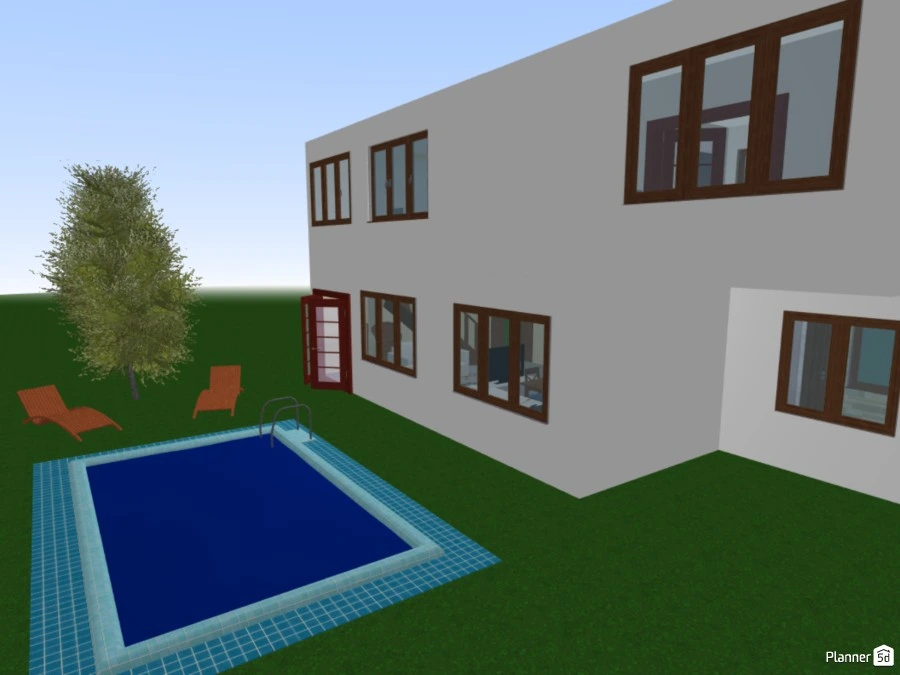 Casa de dos plantas para una pareja con un hij@ #3026780 by