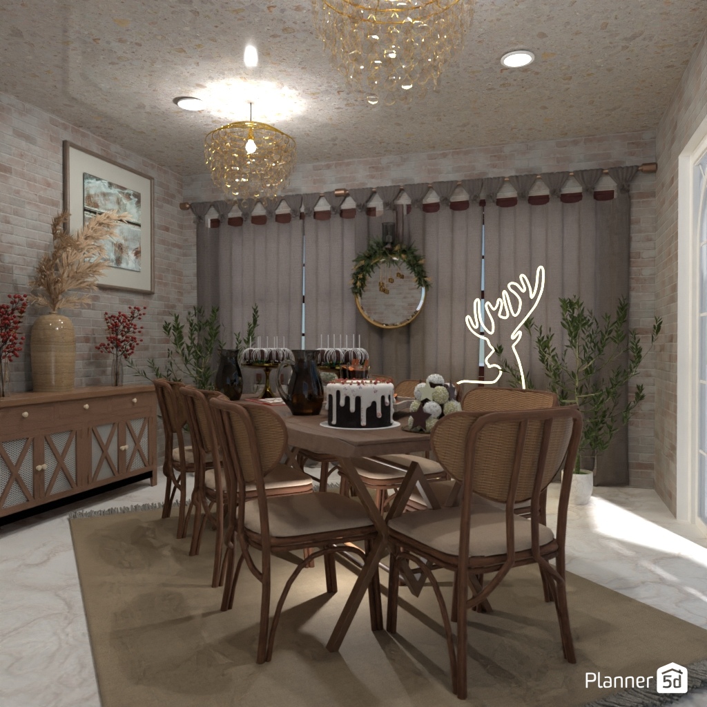 DB: Thanksgiving Day - room shell copy #23448247 by Editors Choice