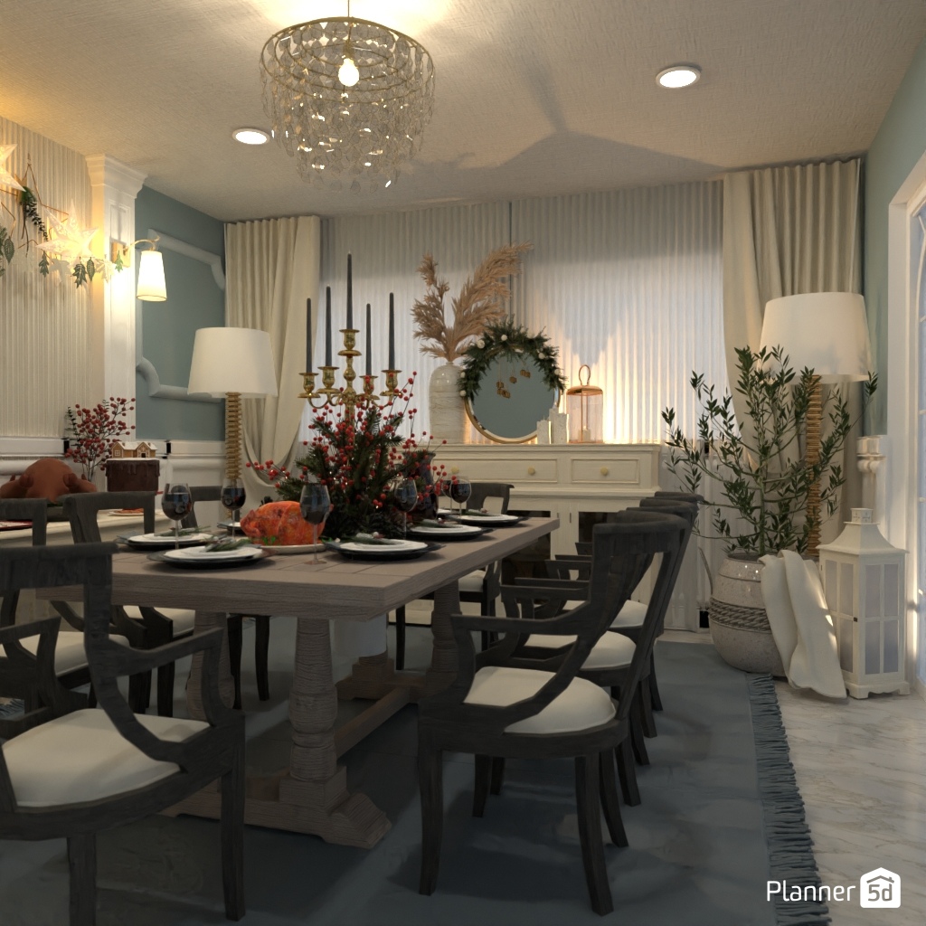 DB: Thanksgiving Day - room shell copy #23448371 by Editors Choice