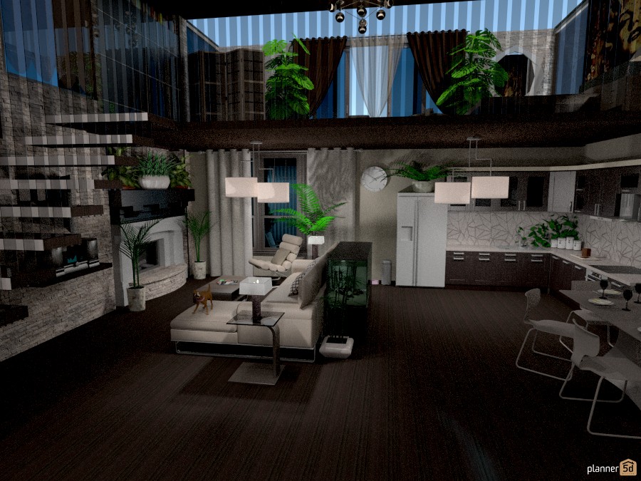 Modern loft #1090966 by Hannah
