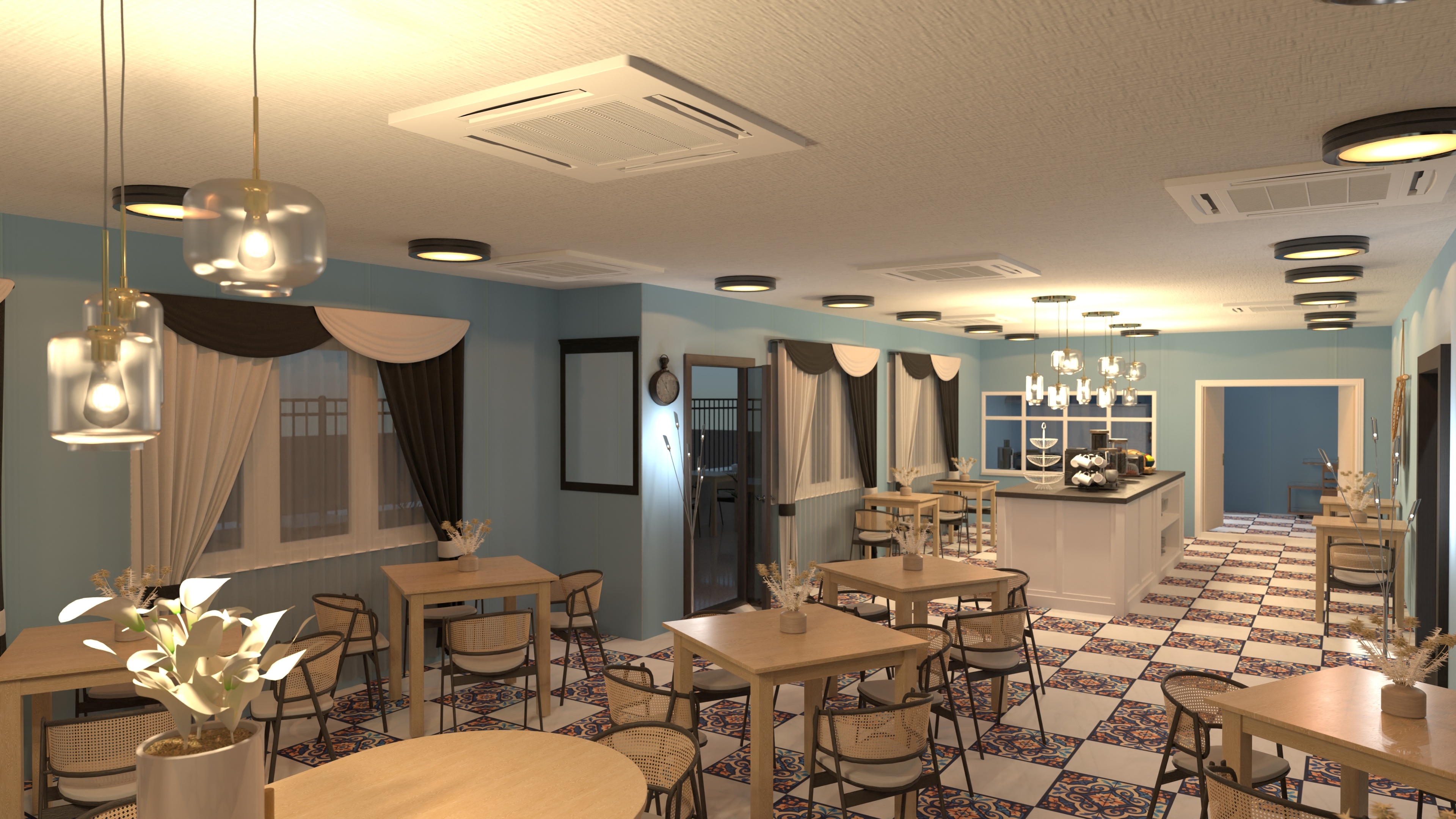 Copy of Copy of Copy of Restaurant Spatial Layout #24481496 by Nur Balqis