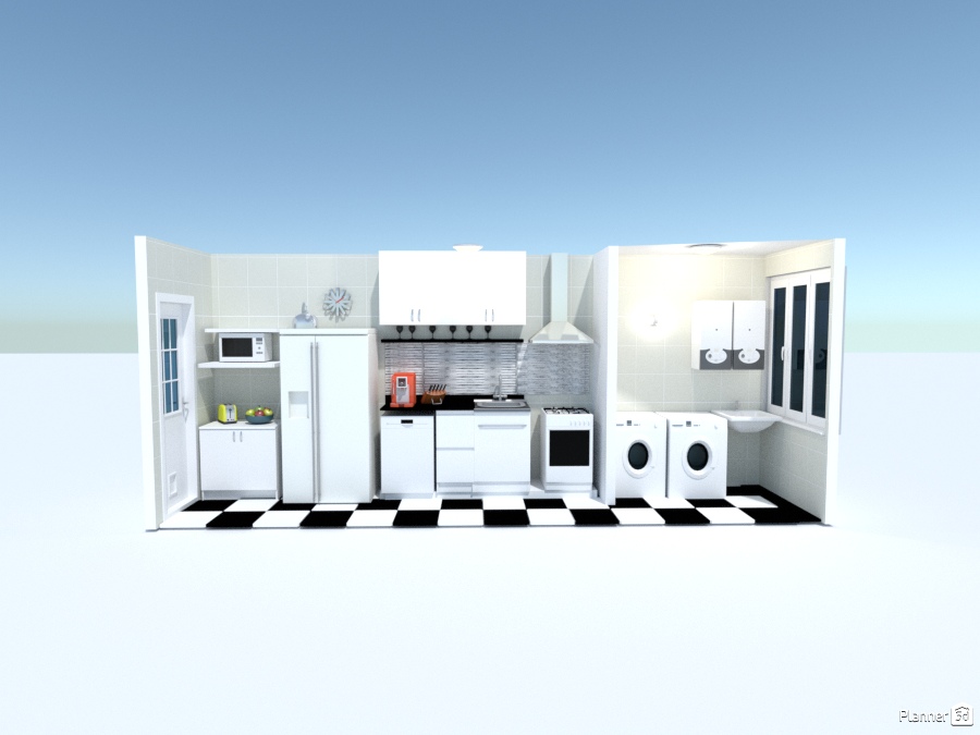 Cozinha Preta e Branca #1663828 by Liz Ribeiro