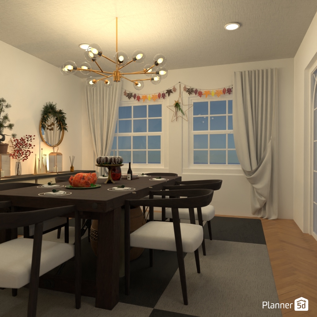 DB: Thanksgiving Day - room shell copy #23444575 by Editors Choice