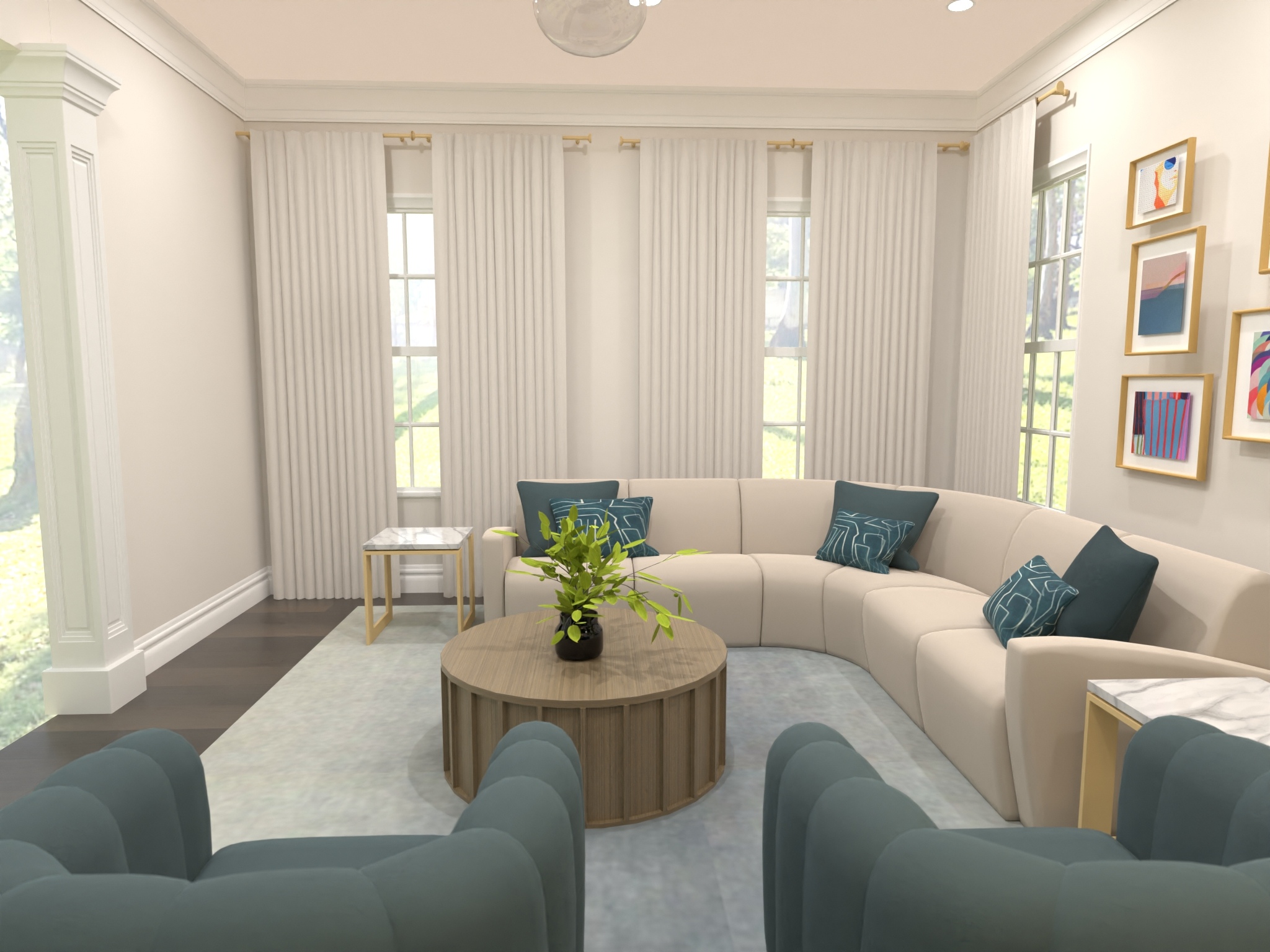 Luber Front Living Room #25882608 by Nicole Bailey