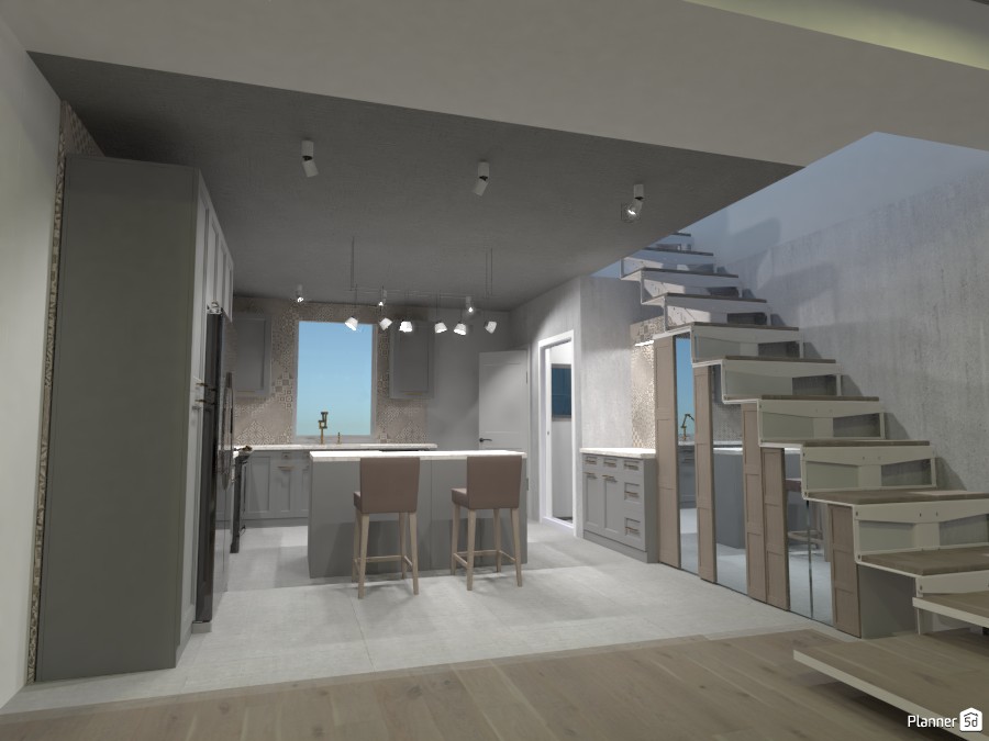 Loft kitchen #3534608 by Michel