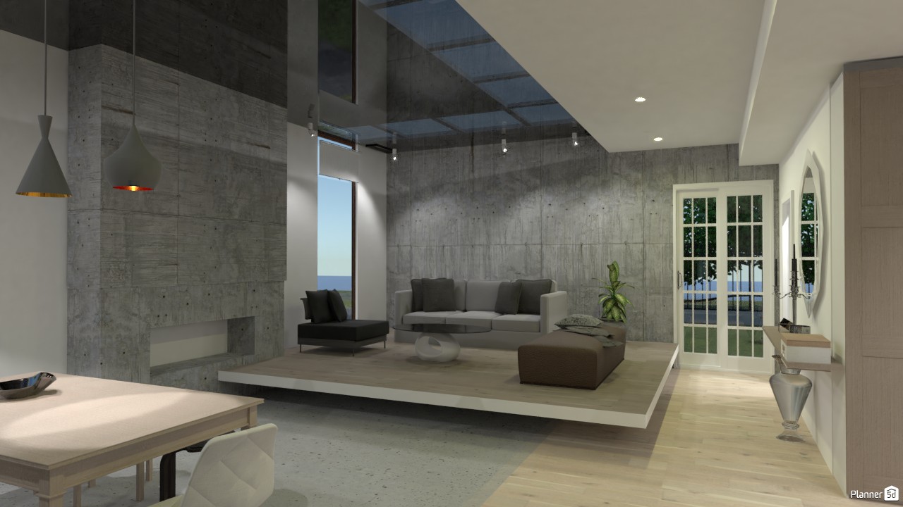 Living Room Glass Ceiling #3550861 by Michel