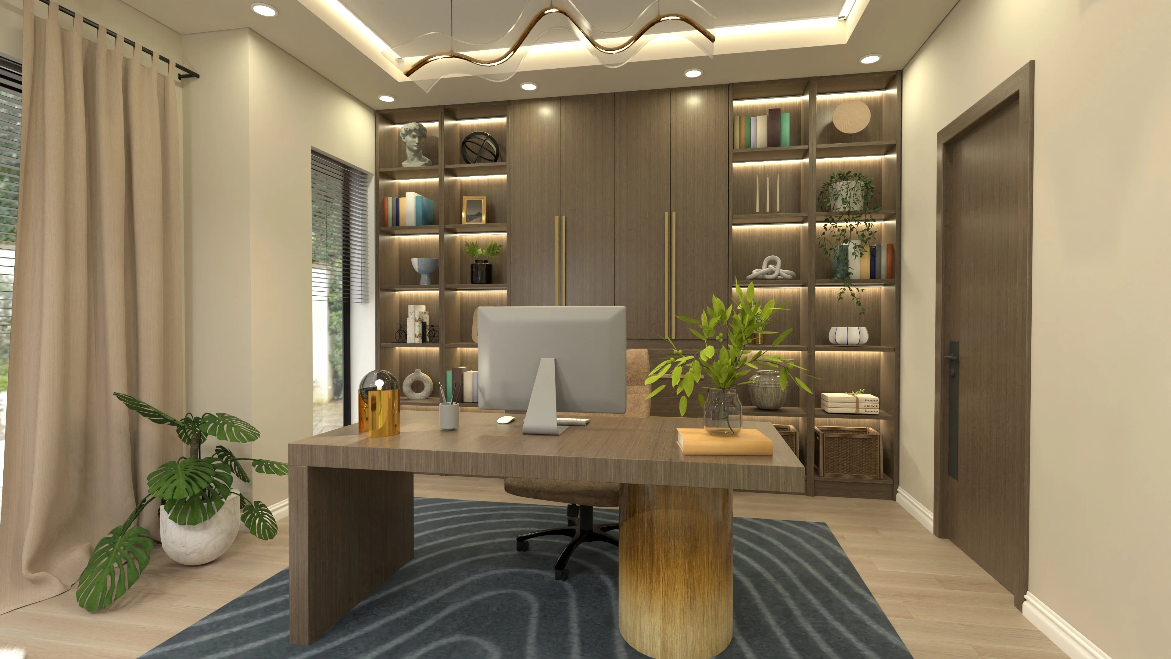 Modern Home Office #3147260 by Alexandra Cooper