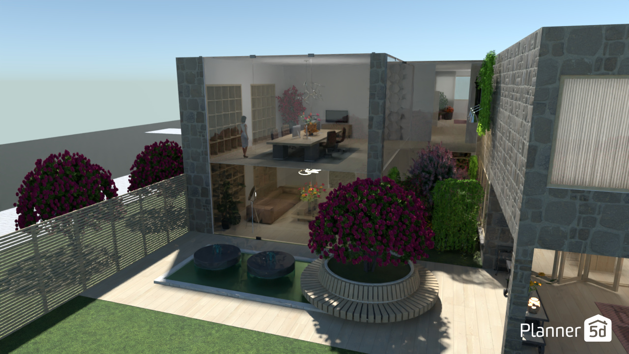 Pink Mansion #13720895 by Liselot Anna