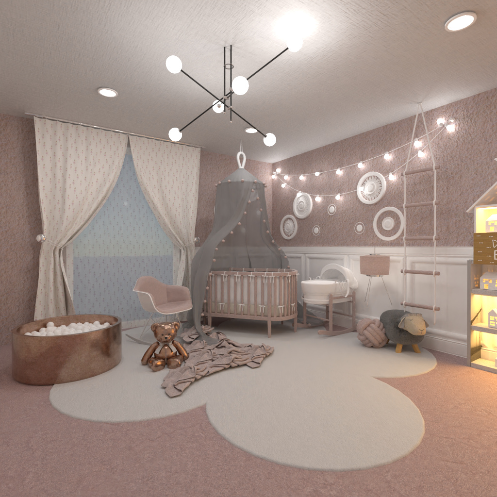 Pink Bedroom #11696716 by Editors Choice