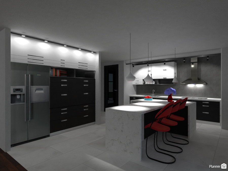 LAP0508: Modern Kitchen #2165699 by Moonface