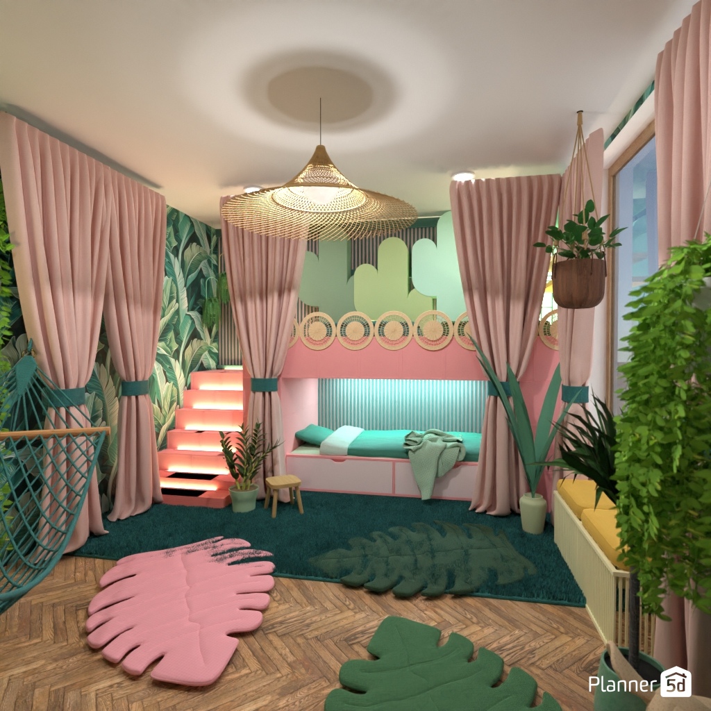 Jungle Bedroom #3374836 by Editors Choice