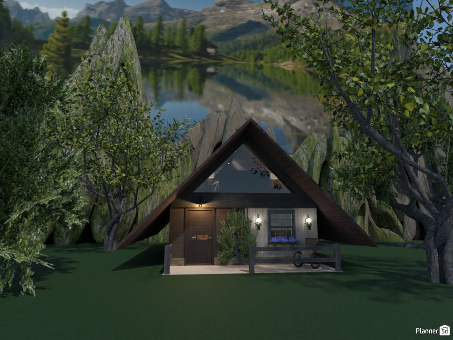 Casetta nel bosco #4782869 by Micaela Maccaferri