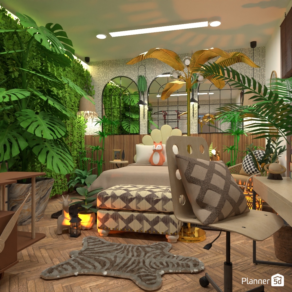 Jungle Bedroom #35767683 by Editors Choice