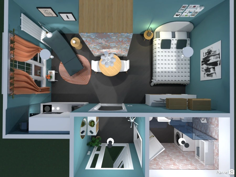 Small studio apartment #86794 Por Elena Z