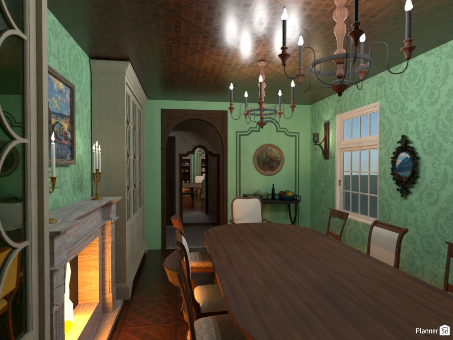 Dining room inspired by Jane Austen 3607397 by Rita image
