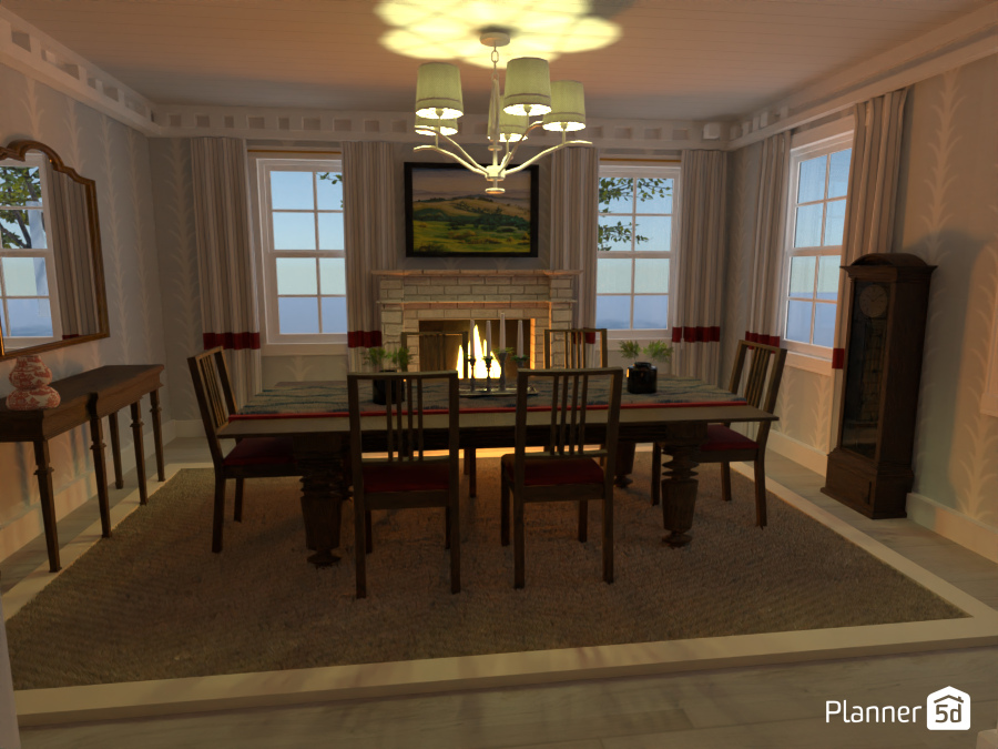 Georgian dinning room #9732444 by Alston