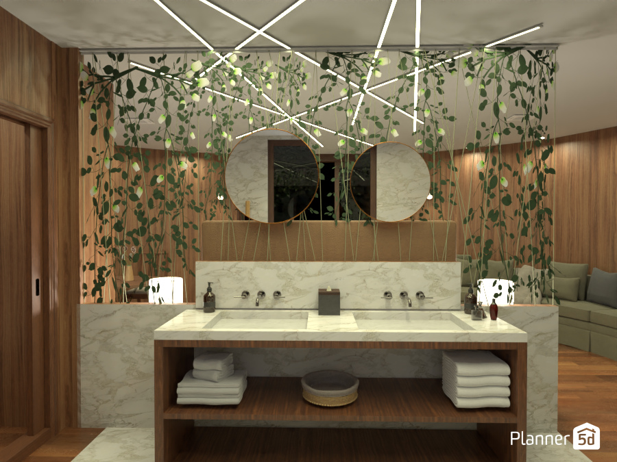 nature luxury bathroom 7518514 by Michel image