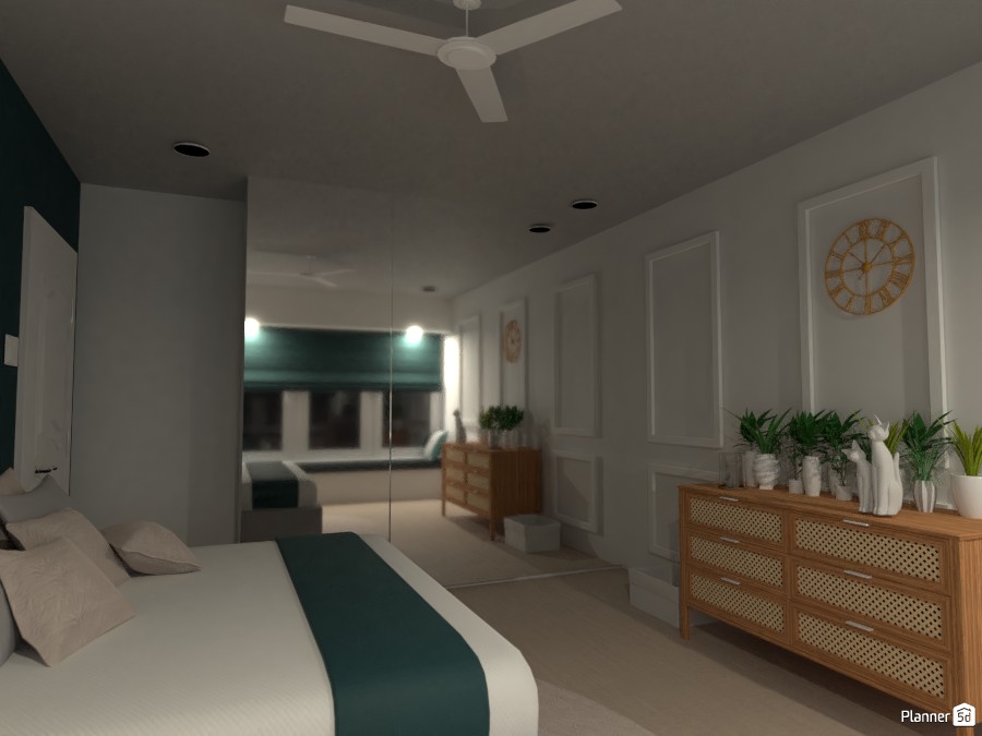 Boho inspired Modern bedroom #4300720 by Alfred Penny