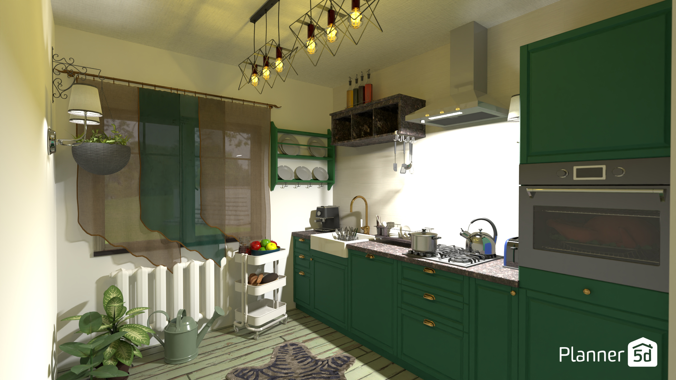 Green Kitchen #17927419 by Eileen