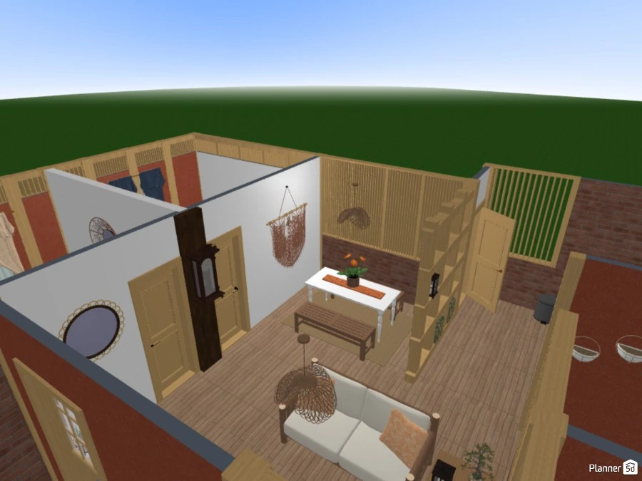 Adobe House - Free Online Design | 3D Floor Plans by Planner 5D