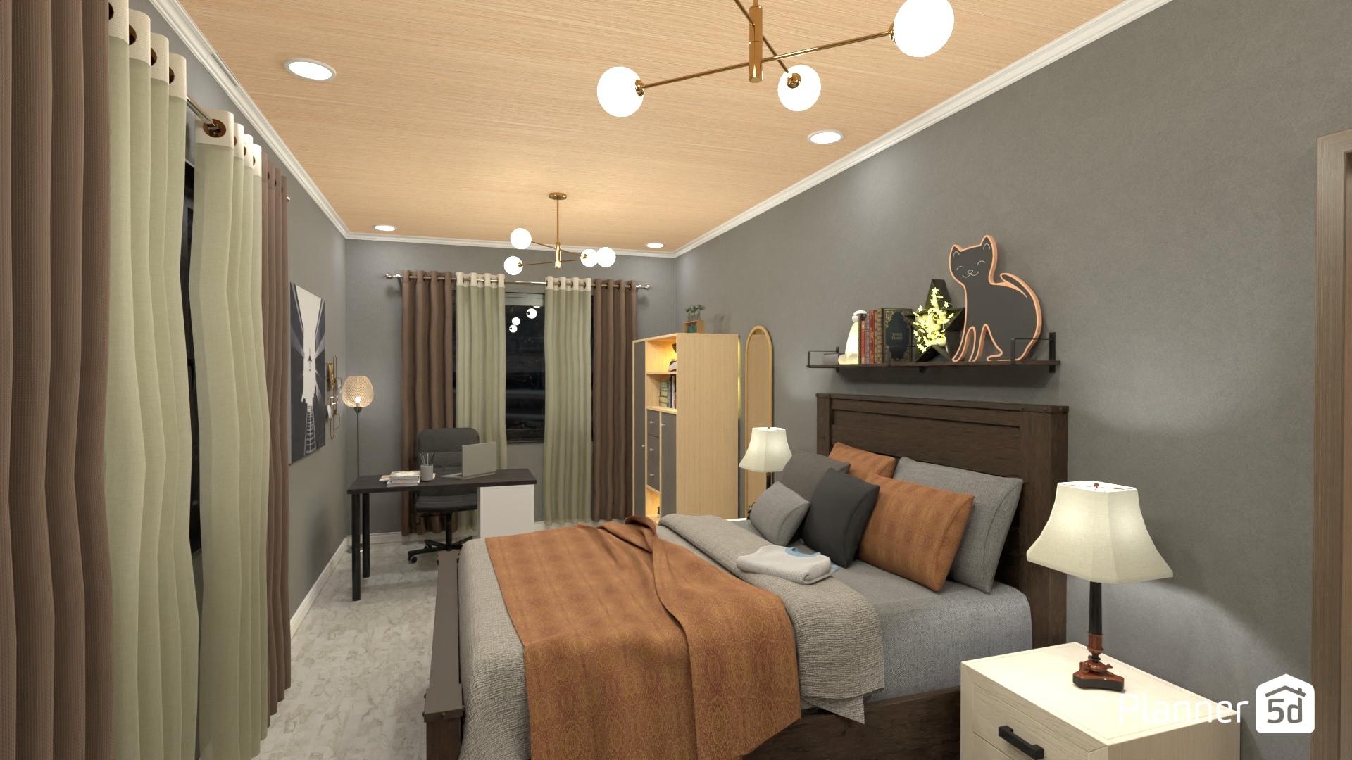 Modern Haven Bedroom #3406396 by Gabriela Archangel