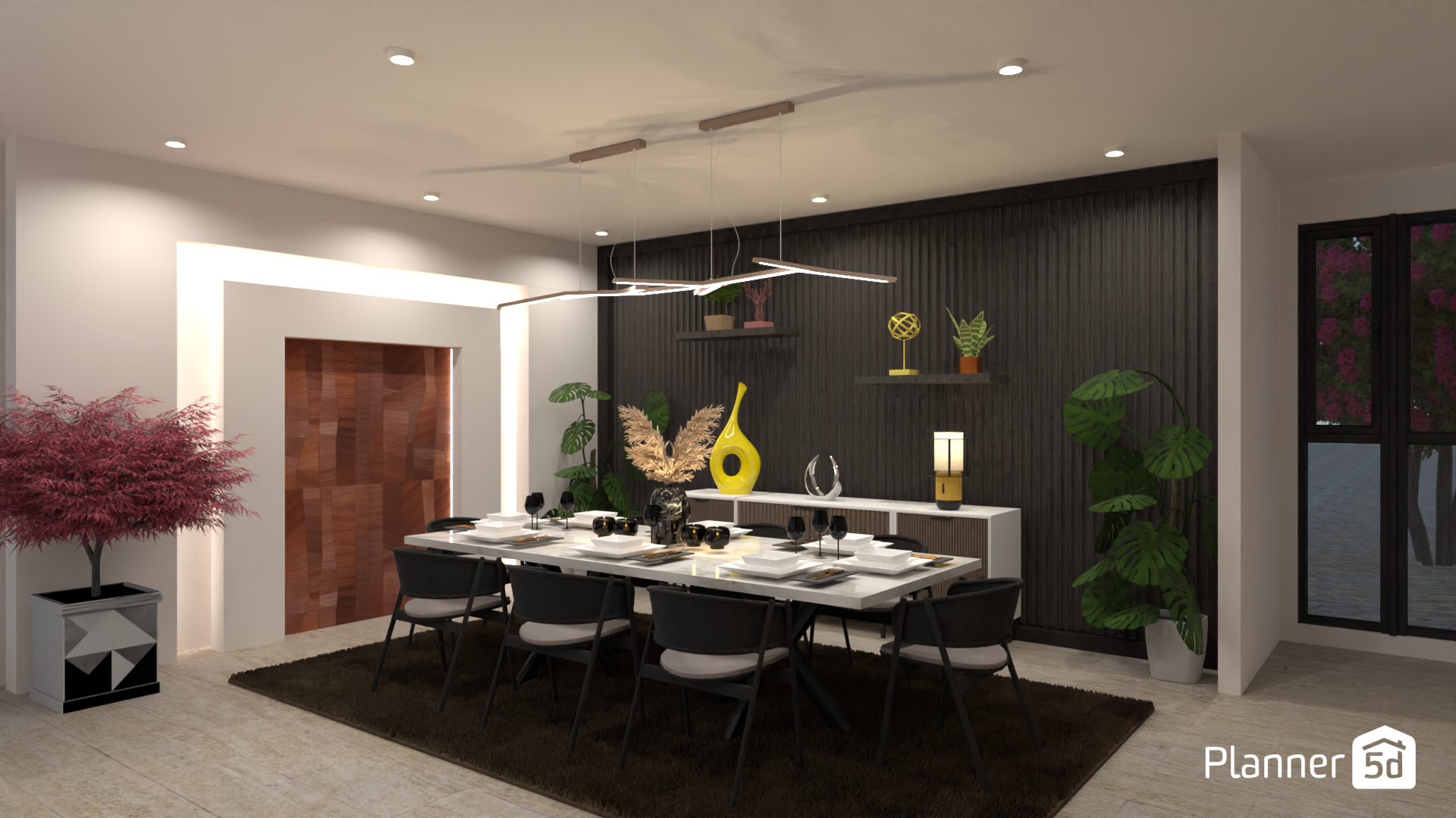 Simple and modern dinning #15819079 by MariaCris