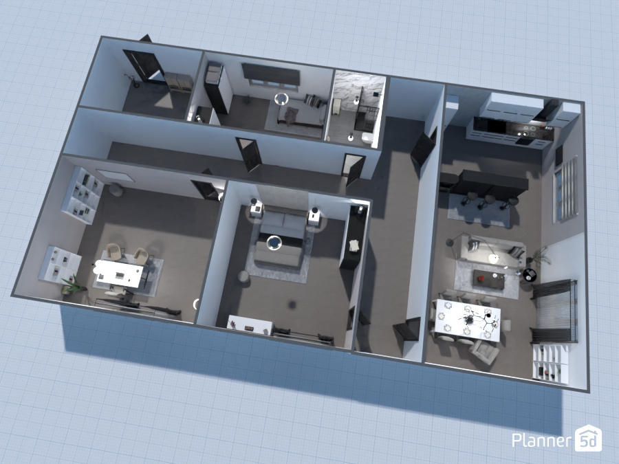 Maison Minimalism #7301386 by Chat