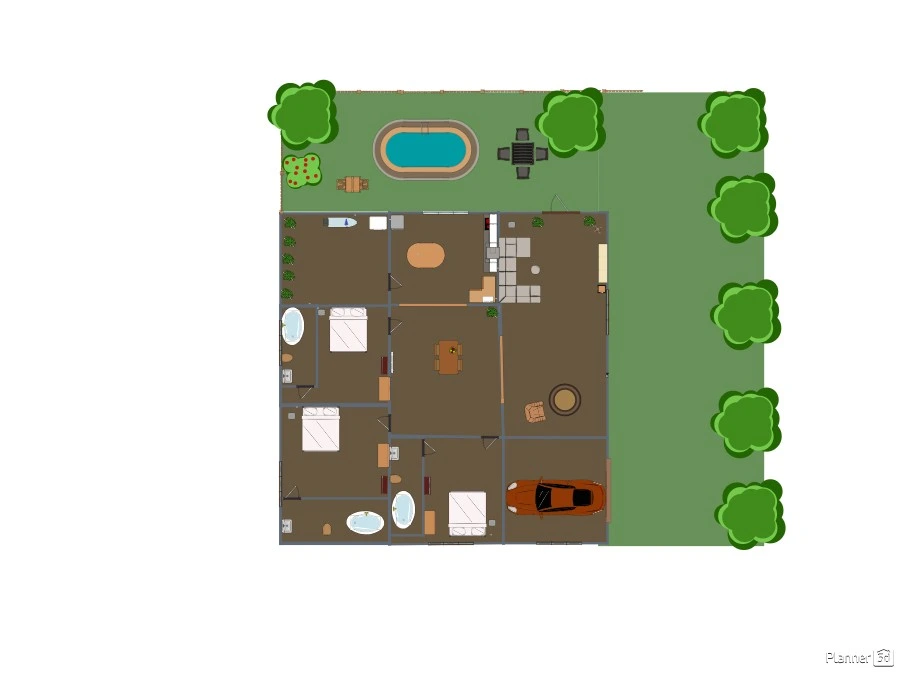 Basic home plan #2957568 by archana khaire