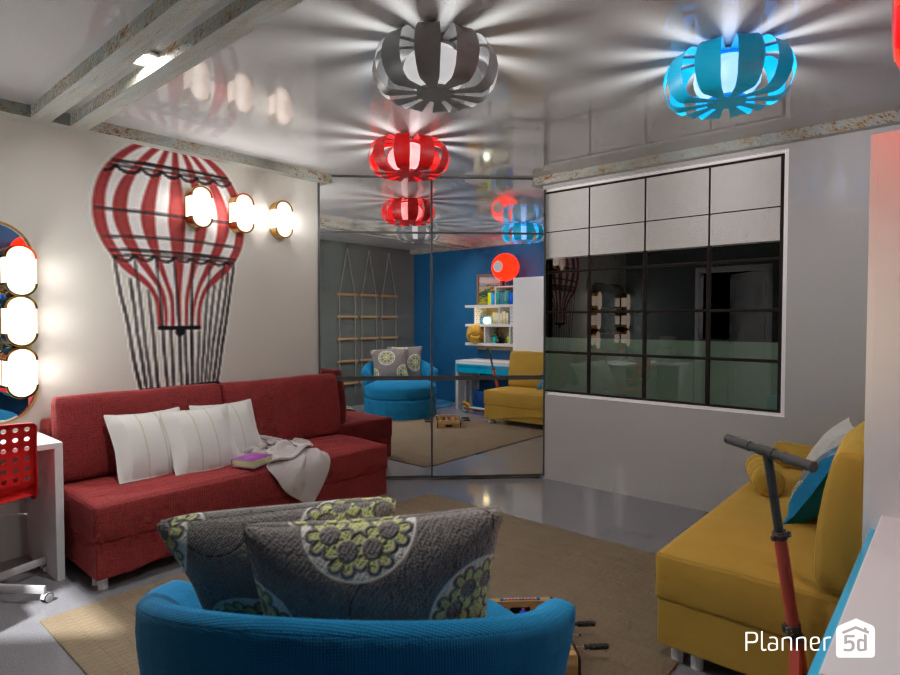 Детская для двух мальчиков и двух девочек #11336184 by ※Suharik※