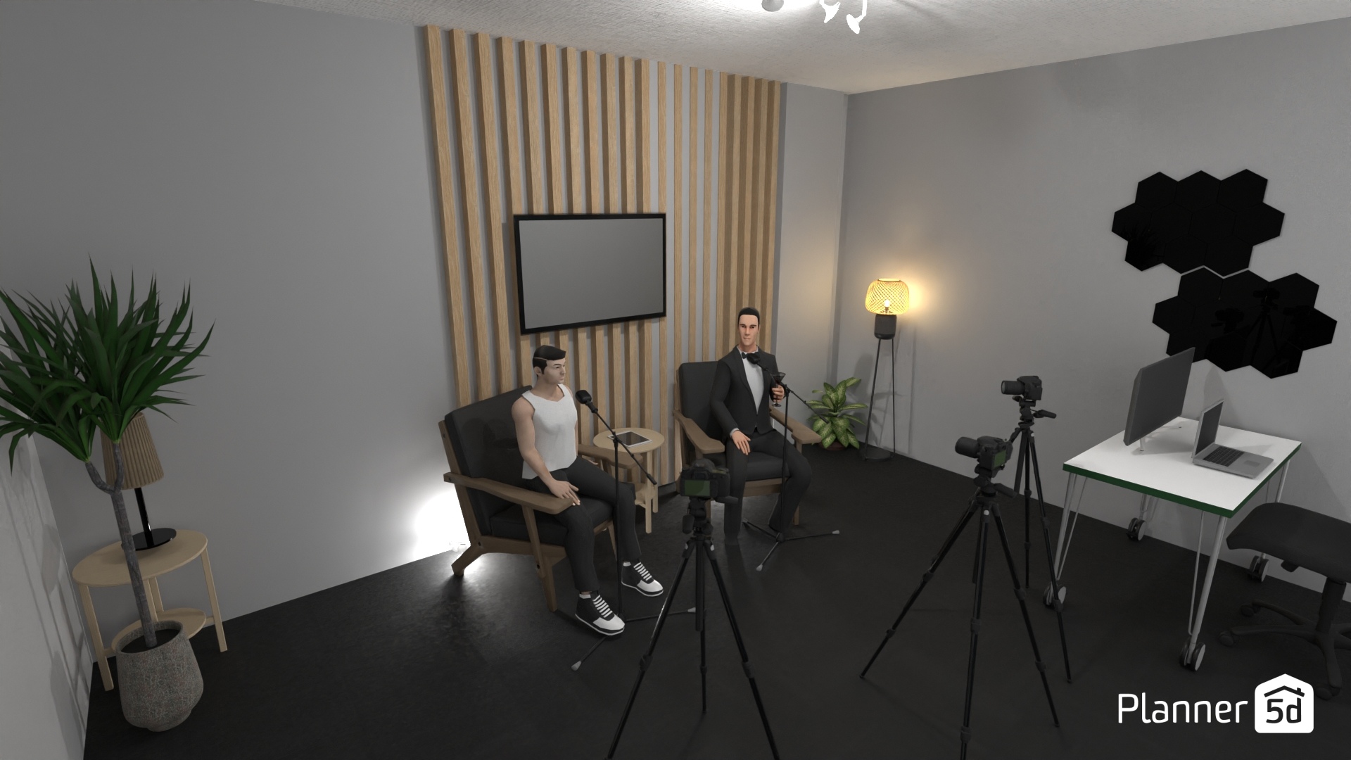 NQR Studio Chairs White #23416175 by Adriel Guy