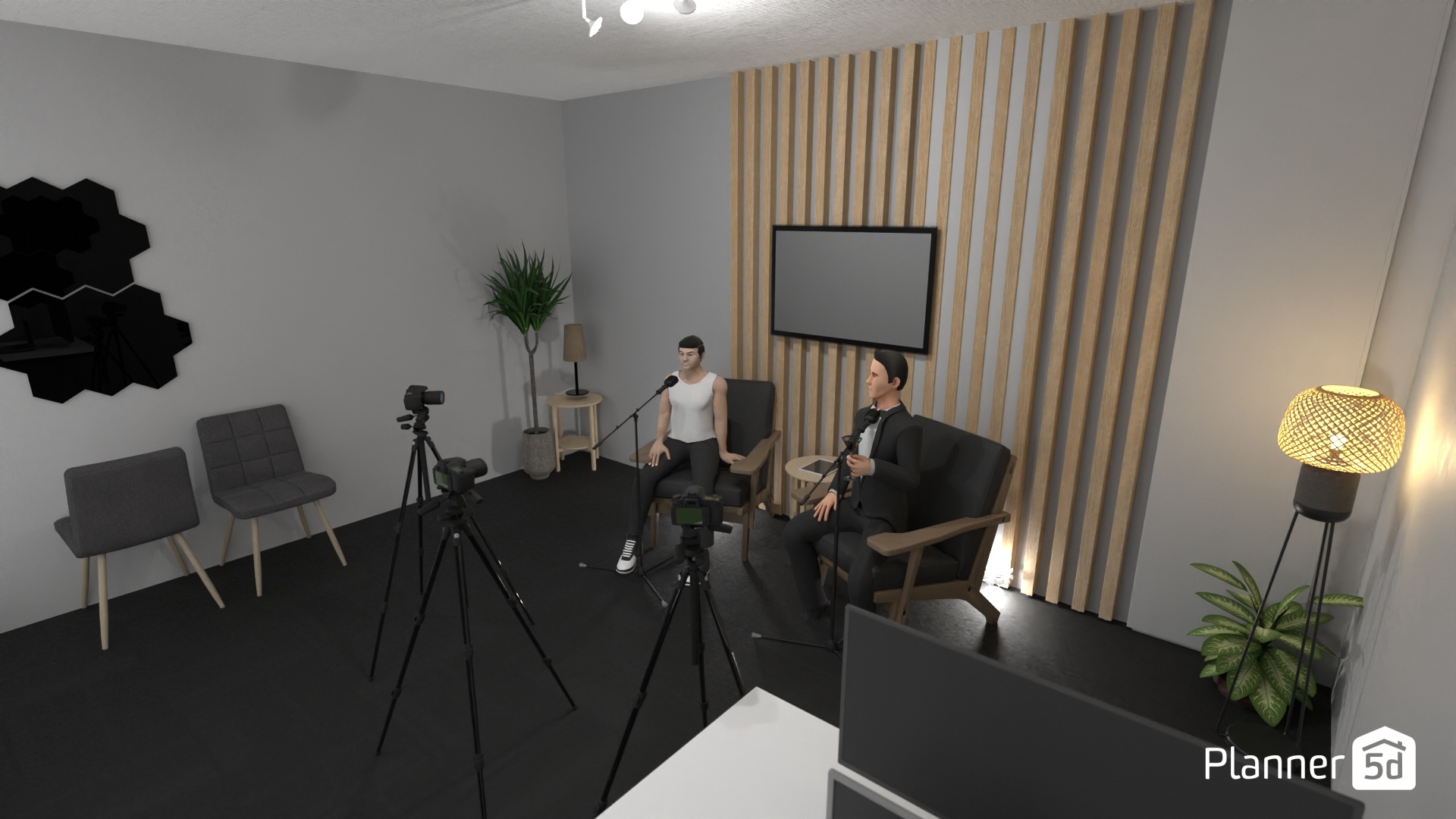 NQR Studio Chairs White #23416179 by Adriel Guy