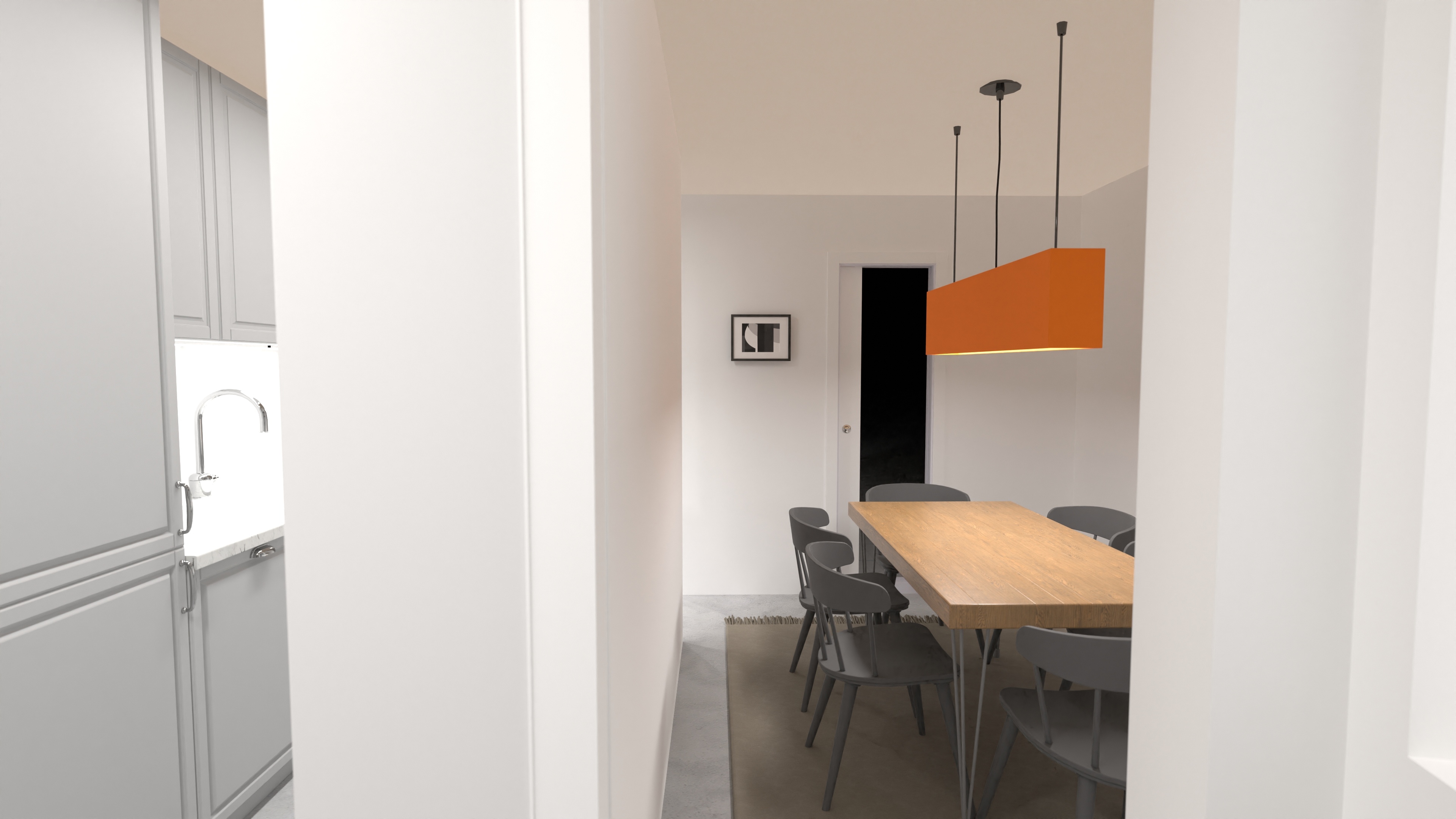 Alto dos Lombos - Dining room v2 #25542024 by Fernanda Castelões