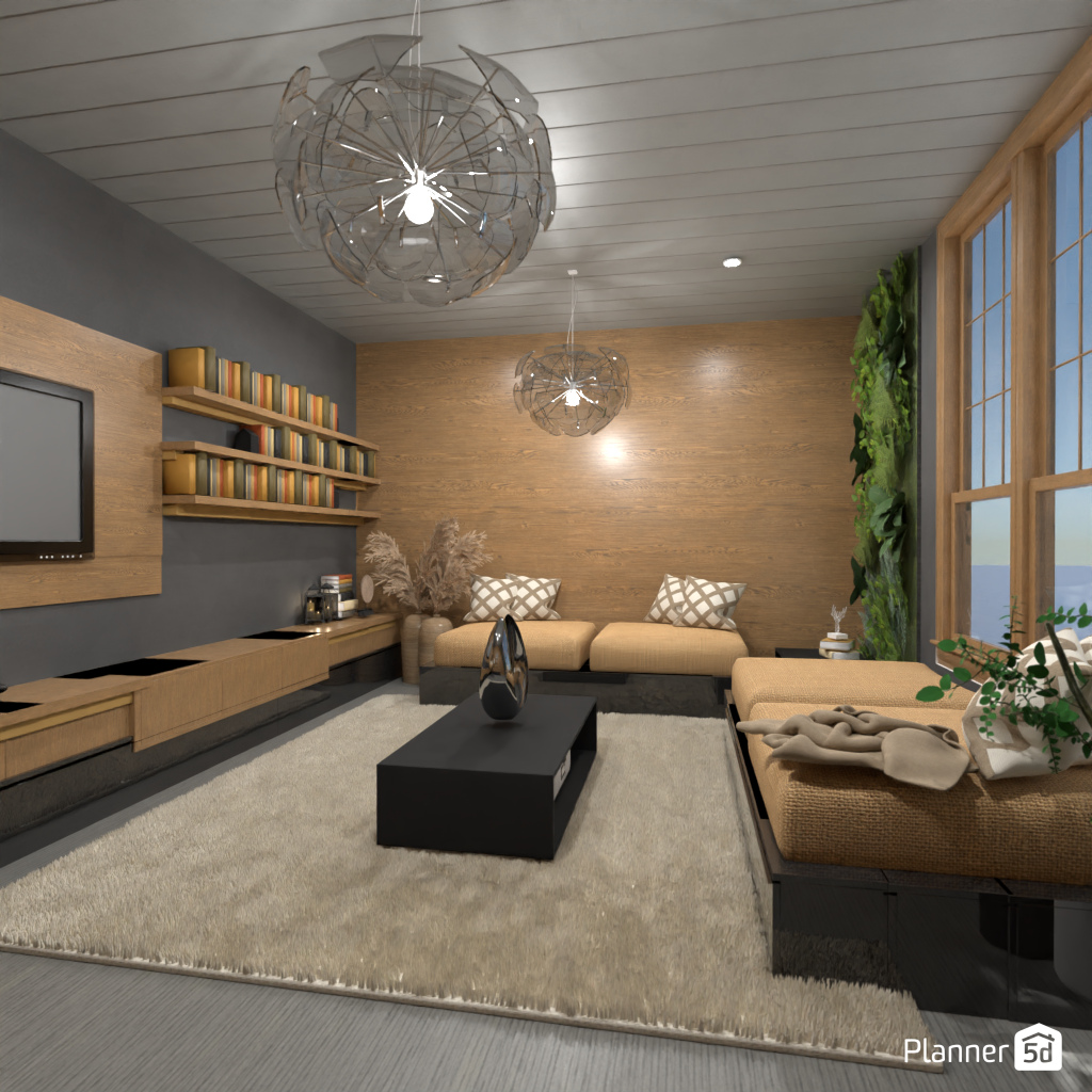 Living room without sofa 19383592 by Editors Choice image
