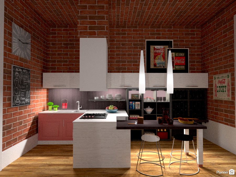 Loft: Kitchen Corner #1279700 by Moonface