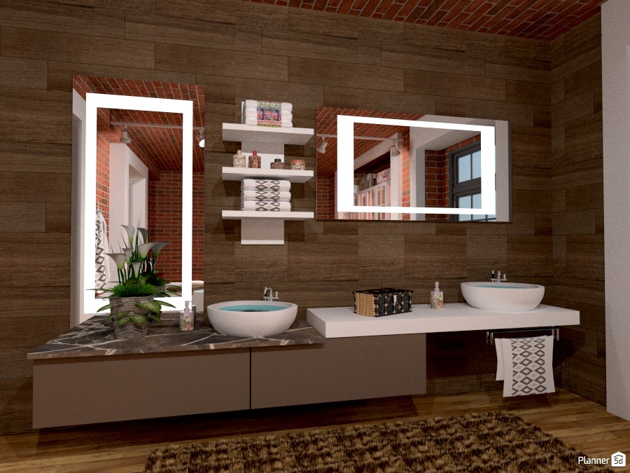 Loft: Bath #1280159 by Moonface