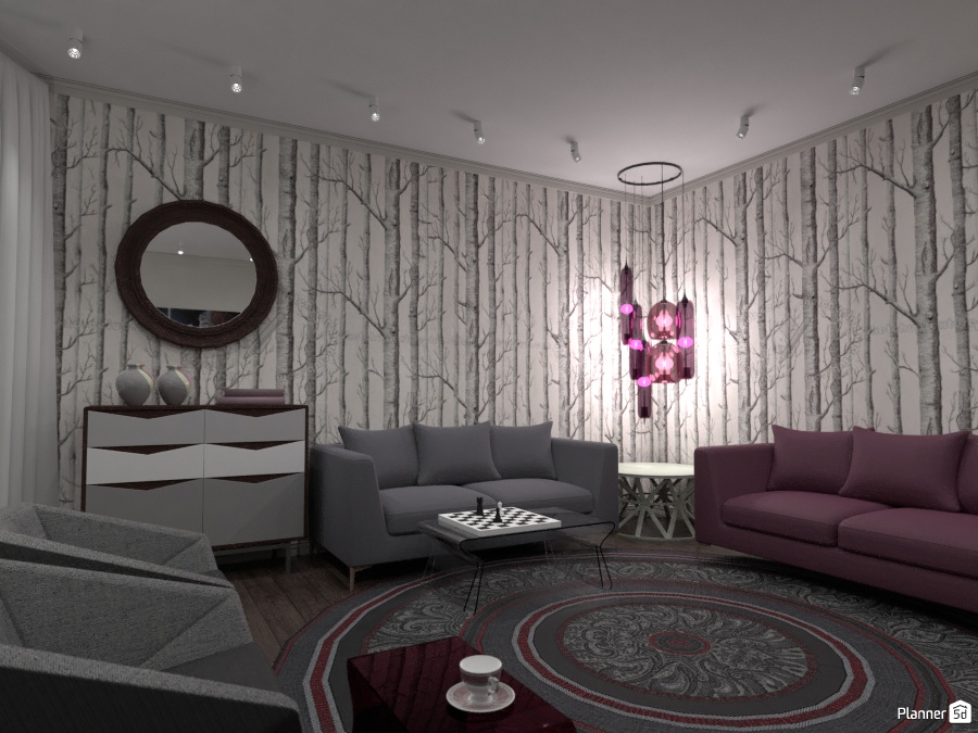 Marsala гостиная #2029491 by Алиса в Зазеркалье