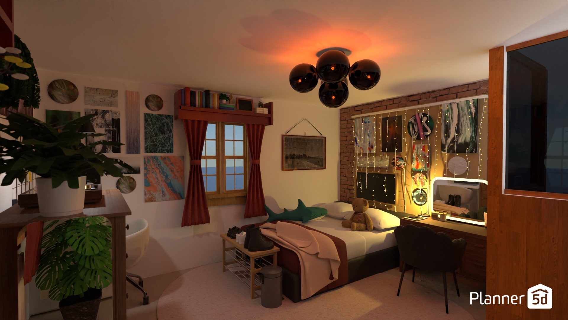 Teenage bedroom (angle 1) #26228016 by Shona