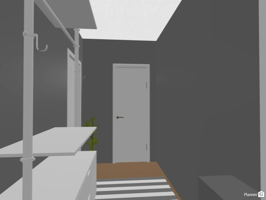 Gray & White Round House #3025628 by .