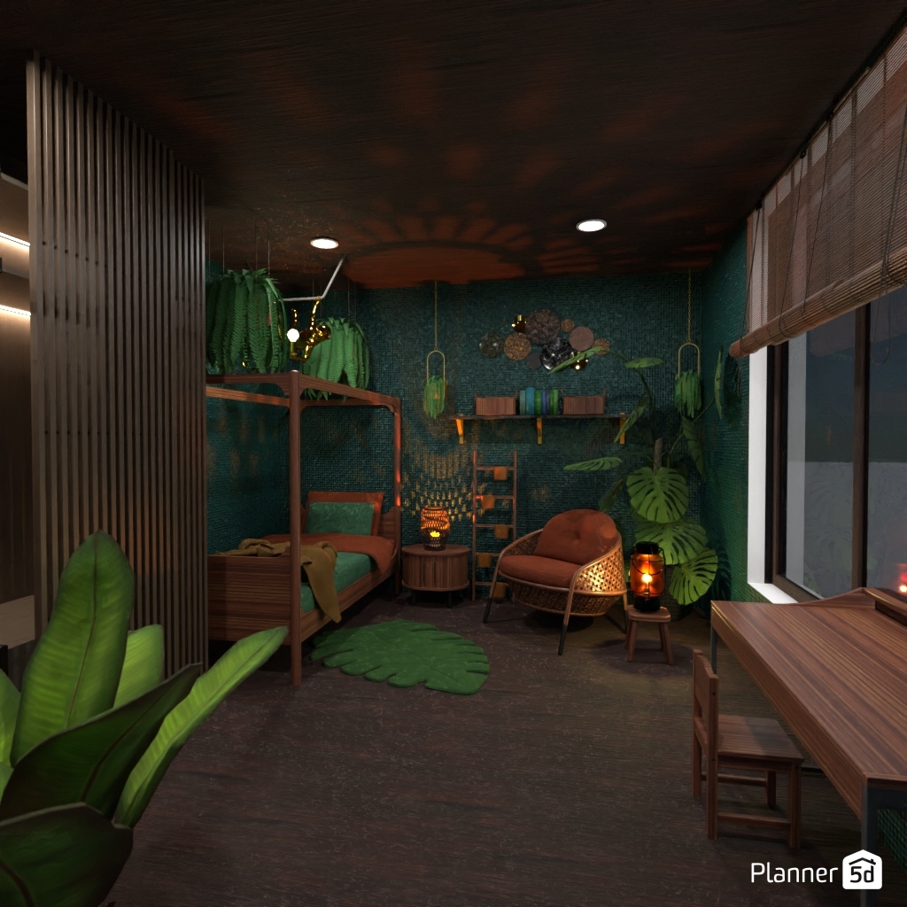 Jungle Bedroom #21853738 by Editors Choice