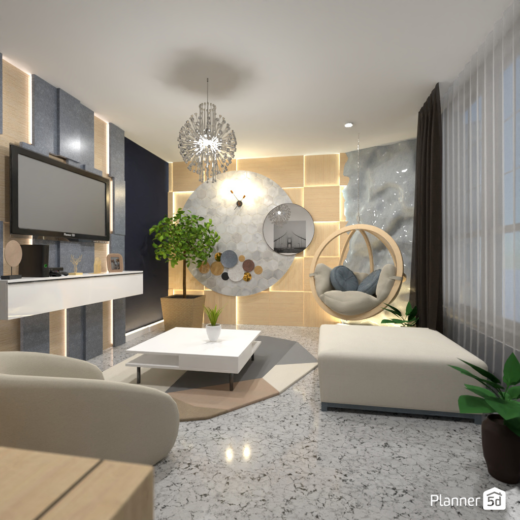 Living room without sofa #19419600 by Editors Choice