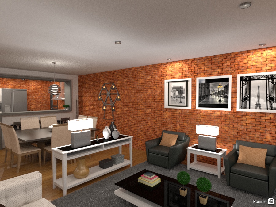 Modern in Brick #1331069 by Michelle Silva