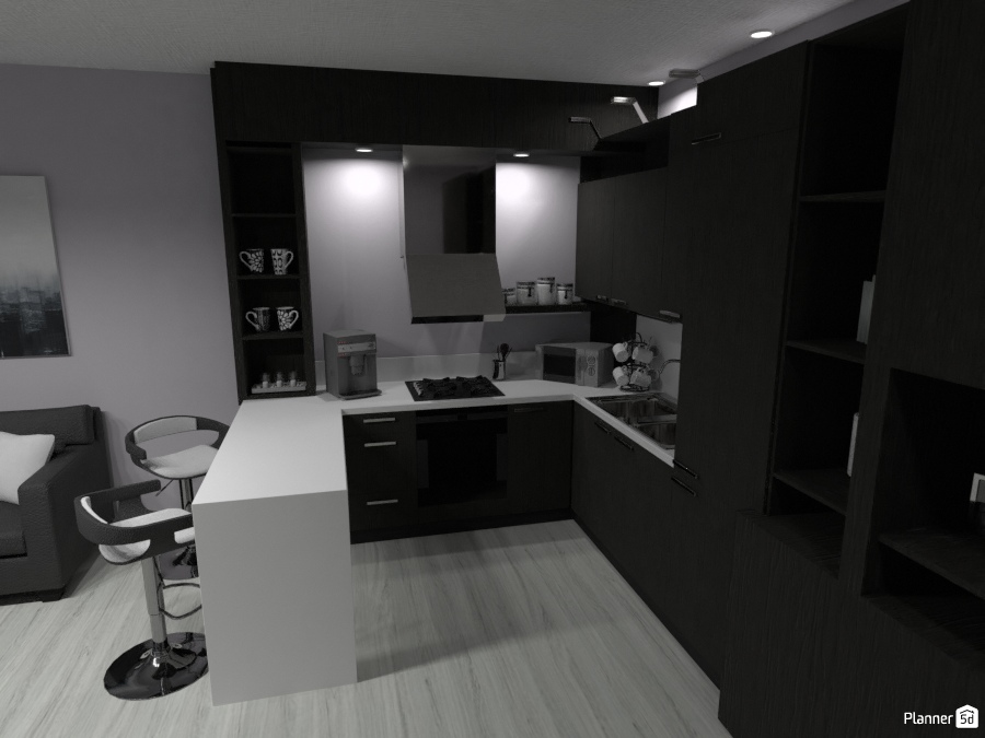 Black and white kitchen 2775870 by Елионора Павлова image