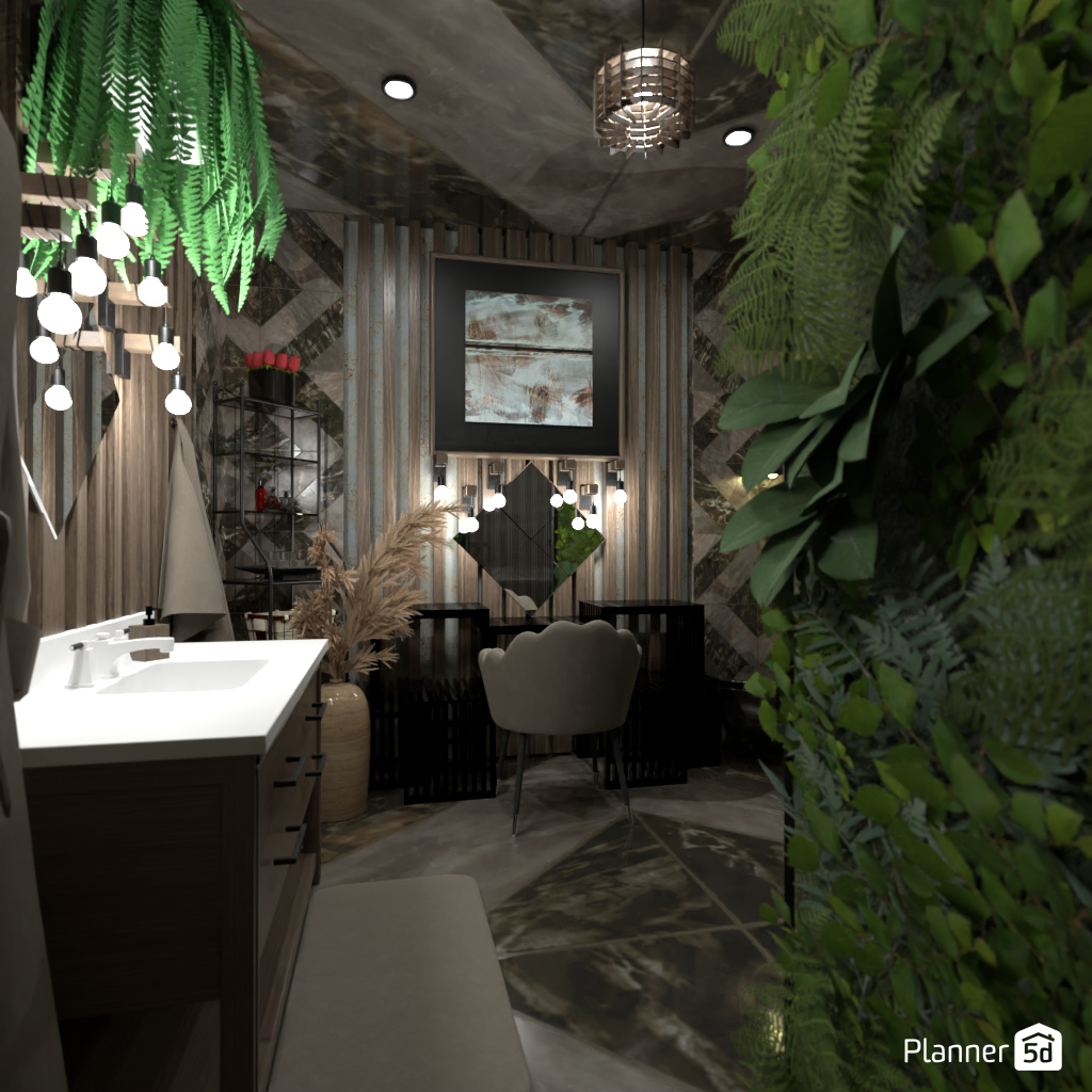Dark Bathroom #3362780 by Editors Choice