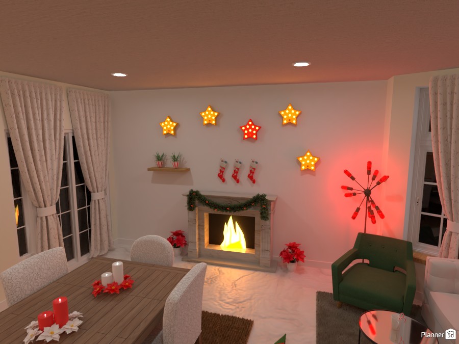 A cozy fireplace to ring in Christmas #3817145 by Born to be Wild