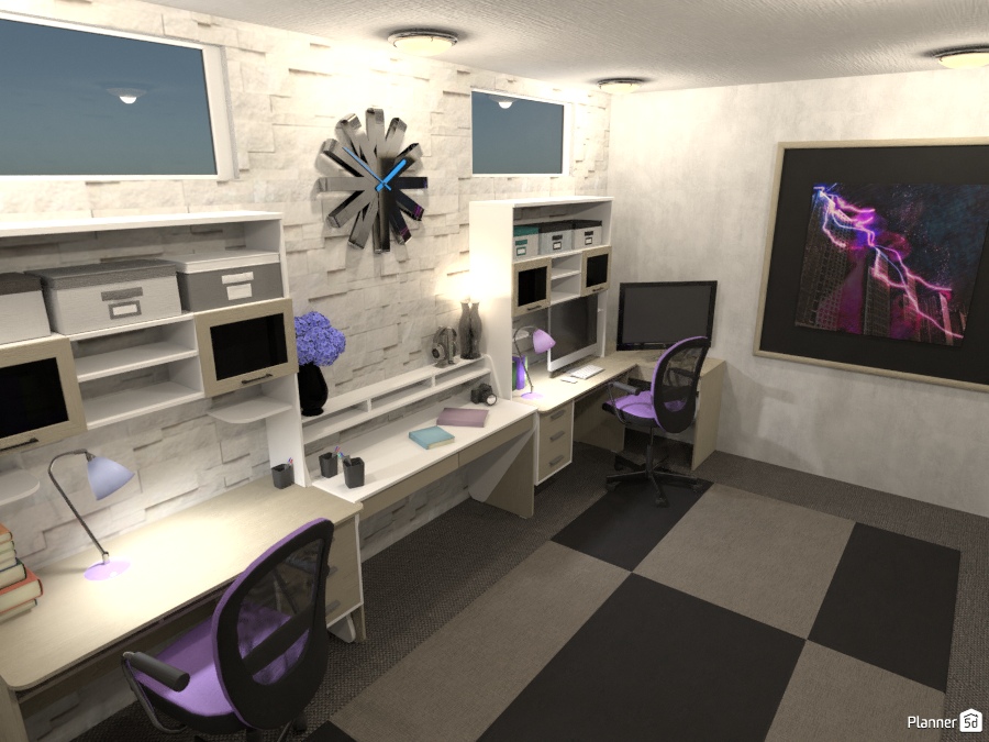 Office / study / work area #2063883 by Wilson