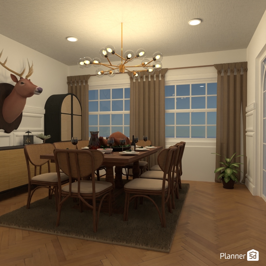 DB: Thanksgiving Day - room shell copy #23400023 by Editors Choice