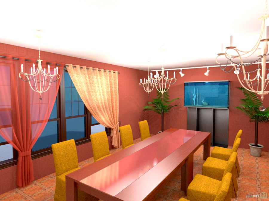 Family Elegant Dining Area #1011463 by Versailles Tee