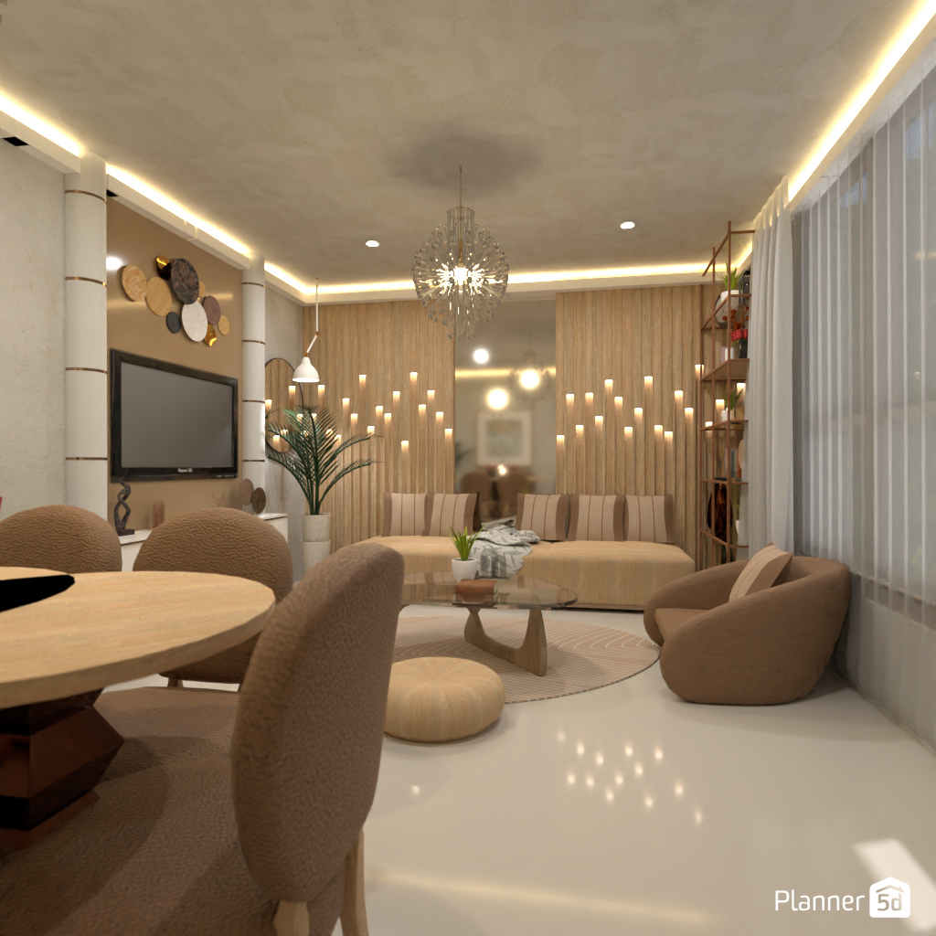 Living room without sofa #19413424 Por Editors Choice