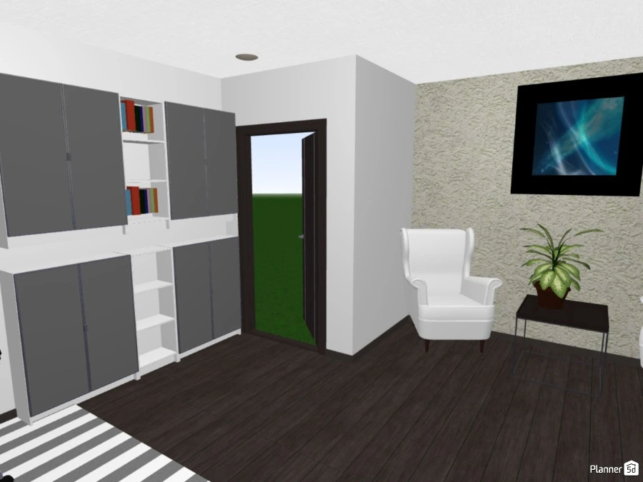 BLACK AND WHITE OFFICE #82180 by Huzaifah Al-Quraishi